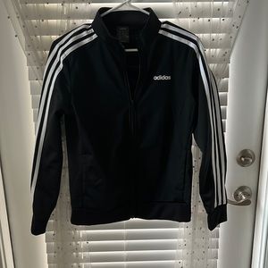Adidas black track jacket